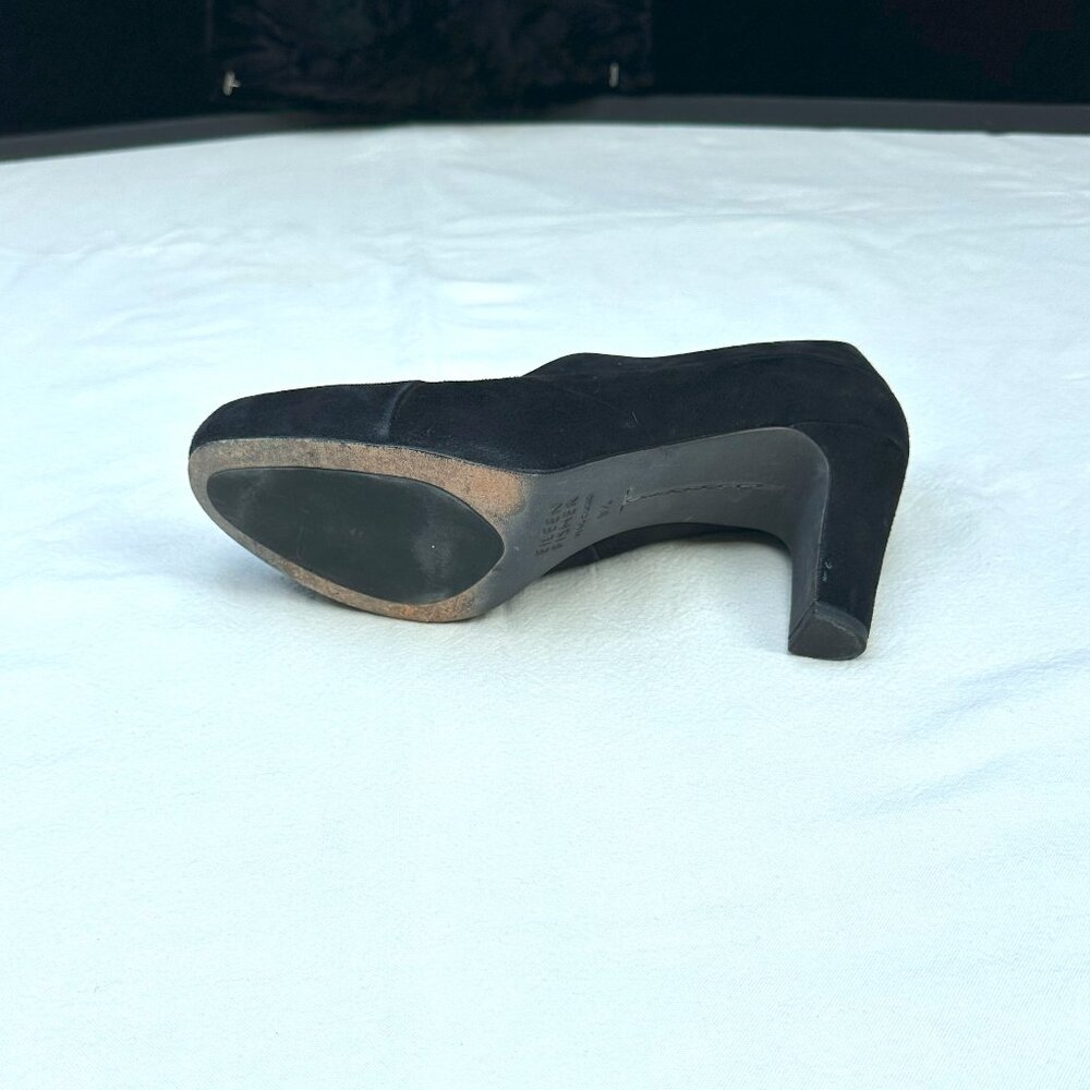 Eileen Fisher Peek Vero Cuoio Black Suede Shootie 9.5 - Picture 14 of 14
